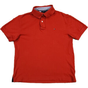 Tommy Hilfiger Red Classic Custom Fit Polo Shirt